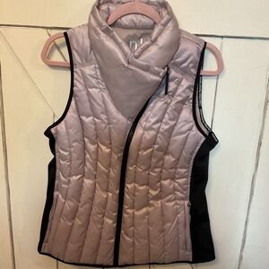 Calvin Klein Quilted Vest - Pink and Black